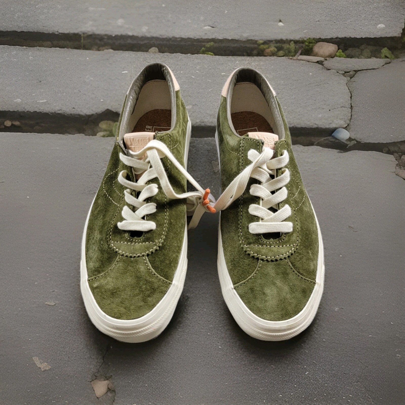 Todd Snyder X Vans Dirty Martiny Sneaker Lace-Up 73 Dx Size Us 10.5 Olive Green